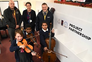 Working In Harmony With Local Business To Provide Music Storage For School Children