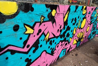 Top Car Park Illustration Close