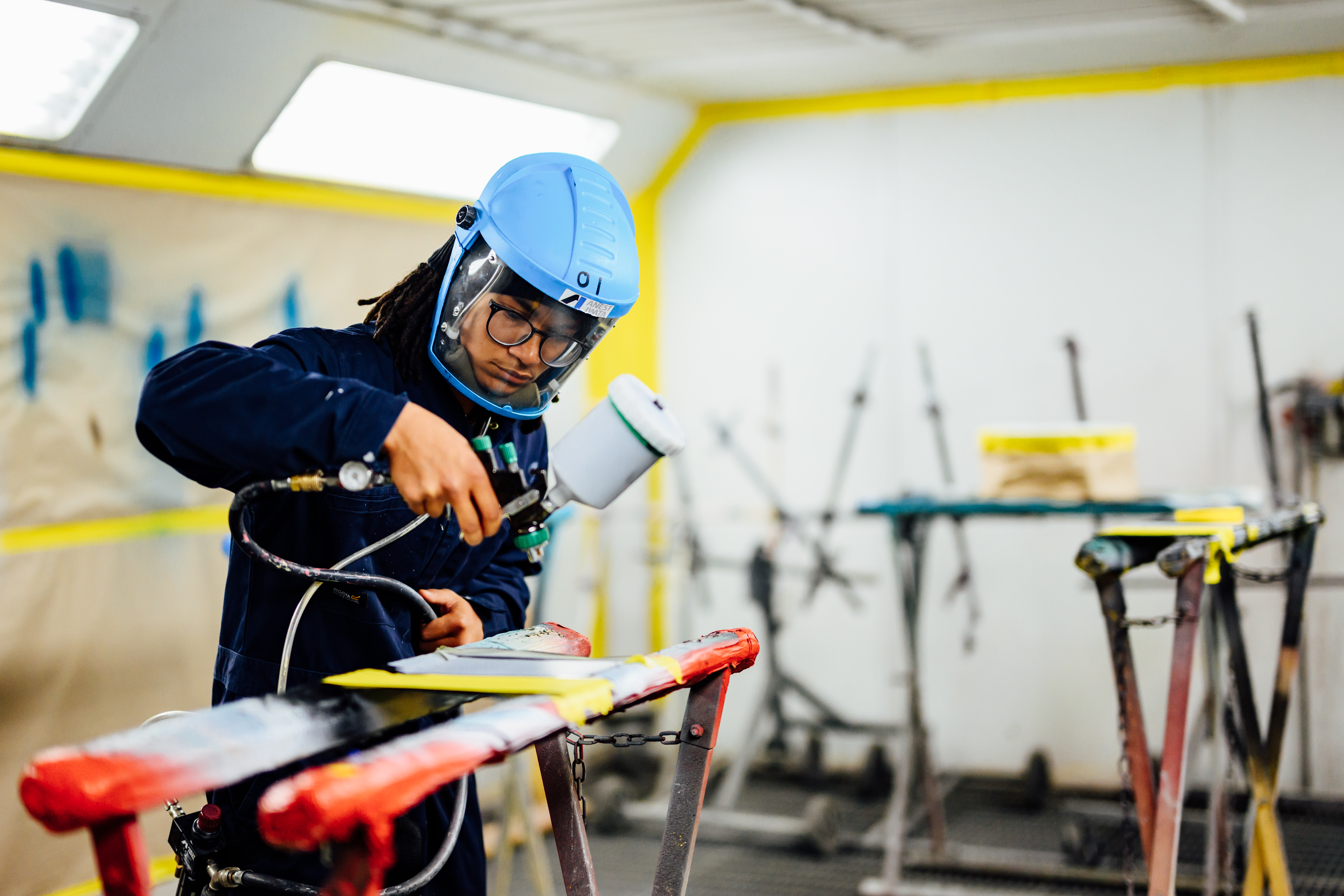 Newcastle College Automotive Spray Repair (4)