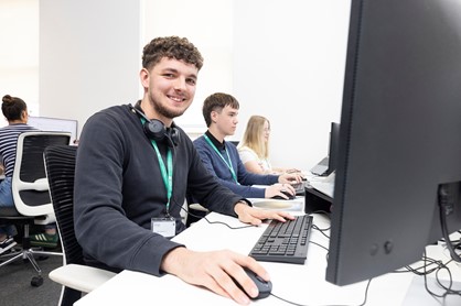 Business Apprentices on site