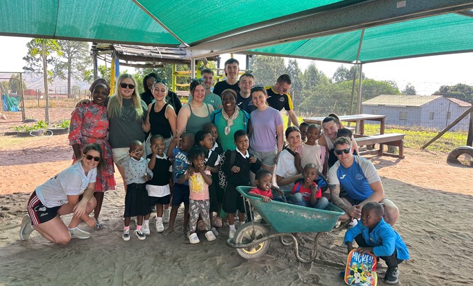 Newcastle College Students Volunteer In South Africa