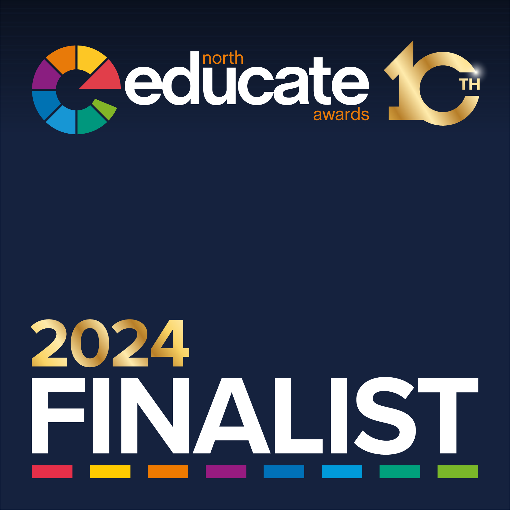 Educate North Awards 2024 Finalist Badge