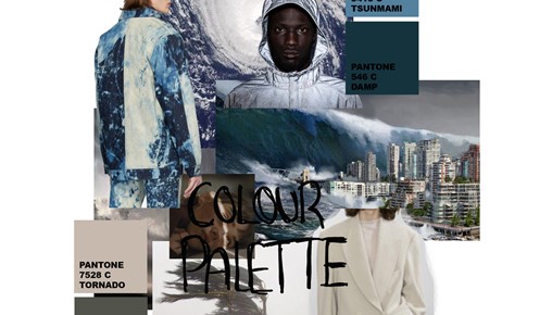Fashion Business Retail Newcastle College Pantone Colour Moodboard
