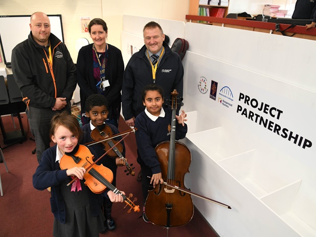 Working In Harmony With Local Business To Provide Music Storage For School Children
