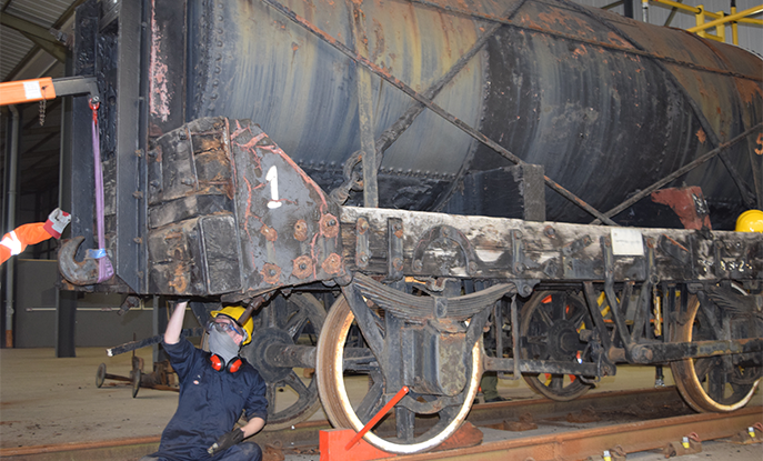 Louis Matthews Working On The World's Oldest Oil Tanker