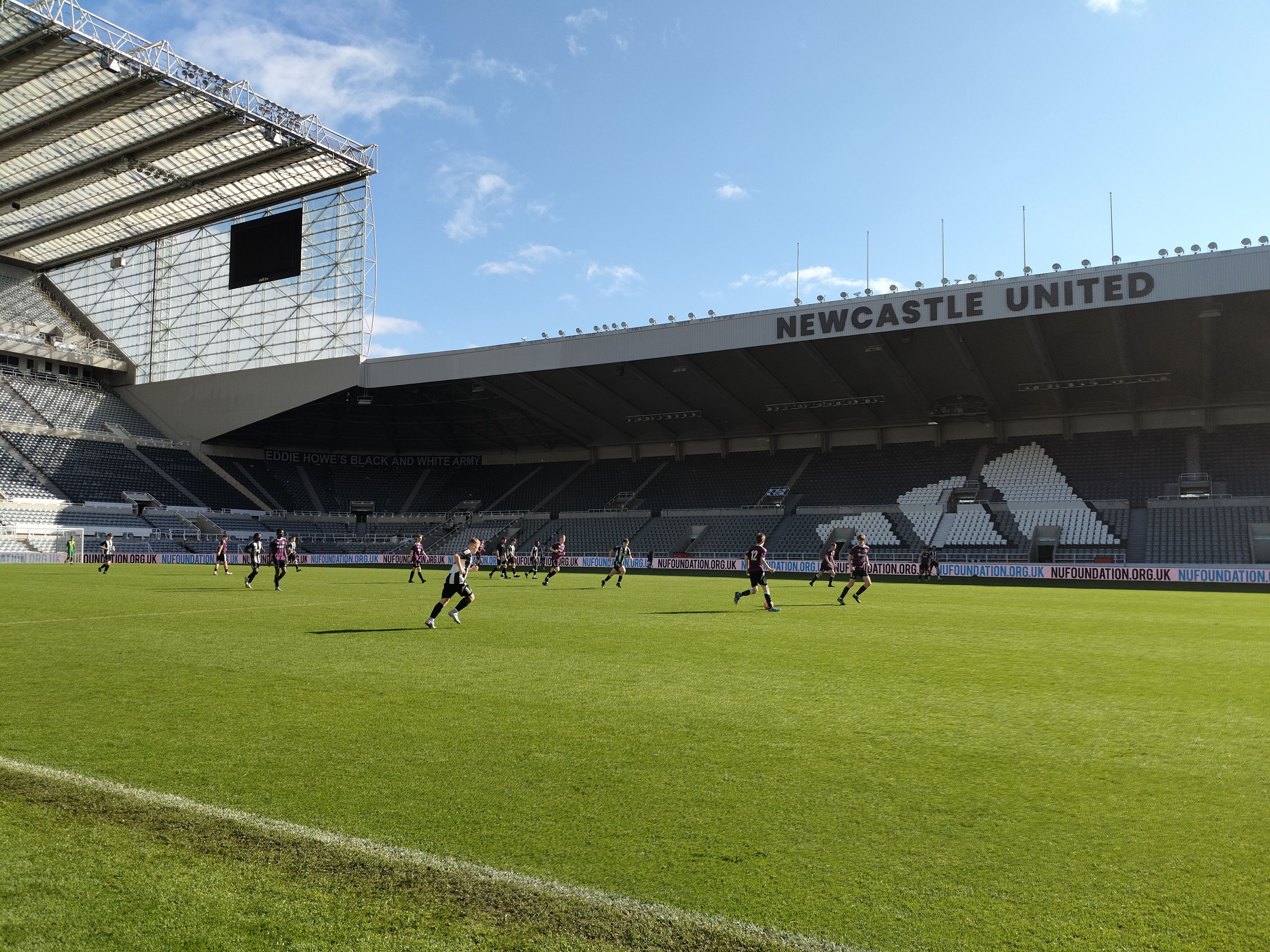 Academy Players At St James Park