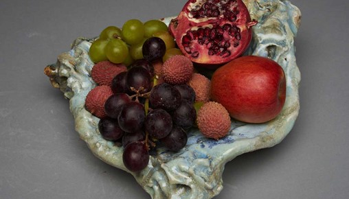 Level 2 Ceramics Student Work - fruit platter