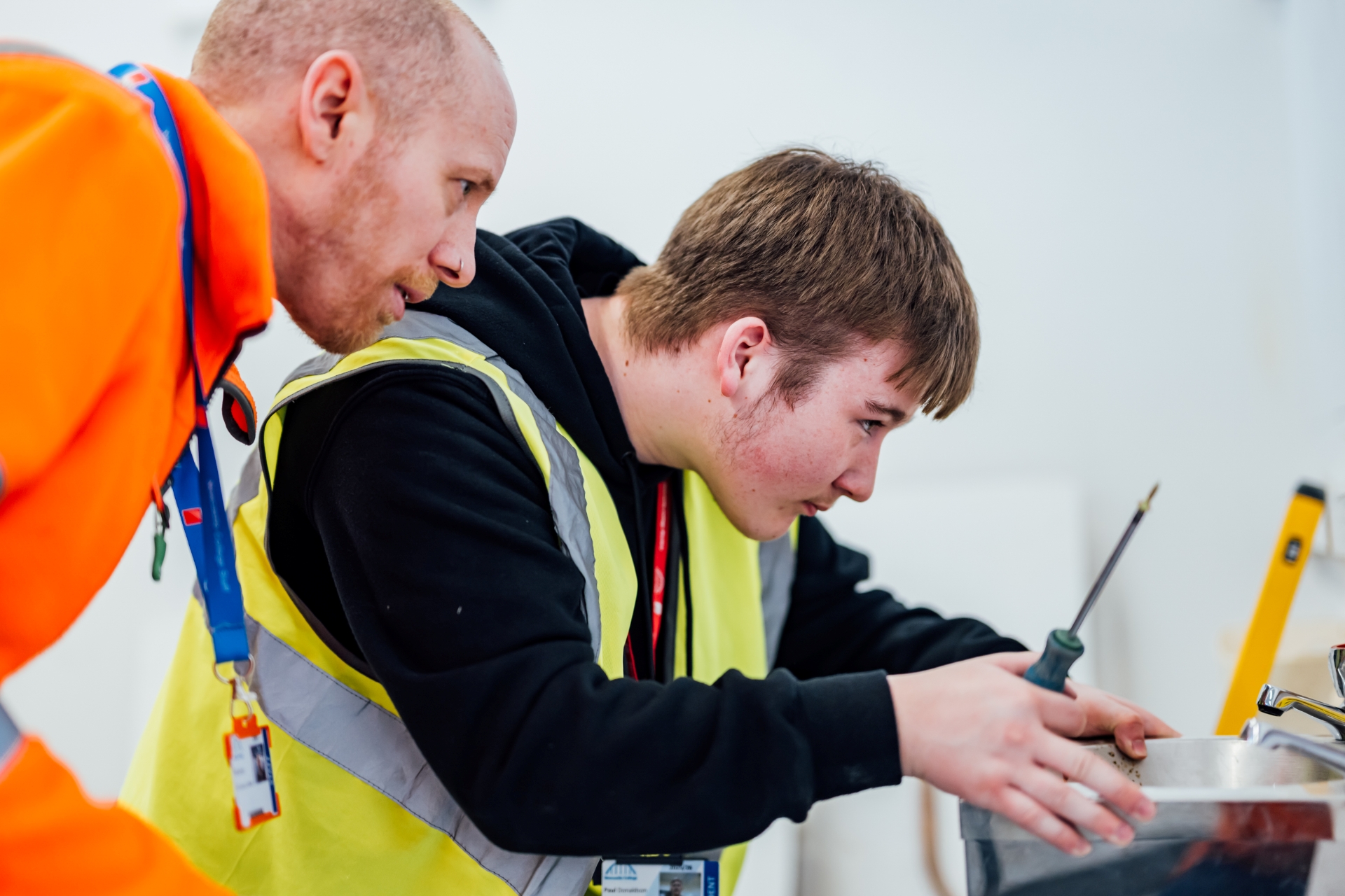 Newcastle College Construction Plumbing Teacher Shot