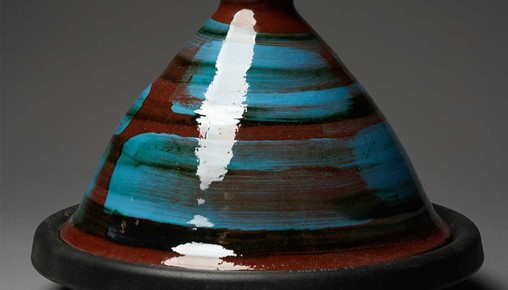Level 2 Ceramics Student Work - glazed vase